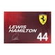 thumbnail image 1 of Bandera Scuderia Ferrari F1 Lewis Hamilton Roja 58,4 x 88,9 cm, 1 of 1