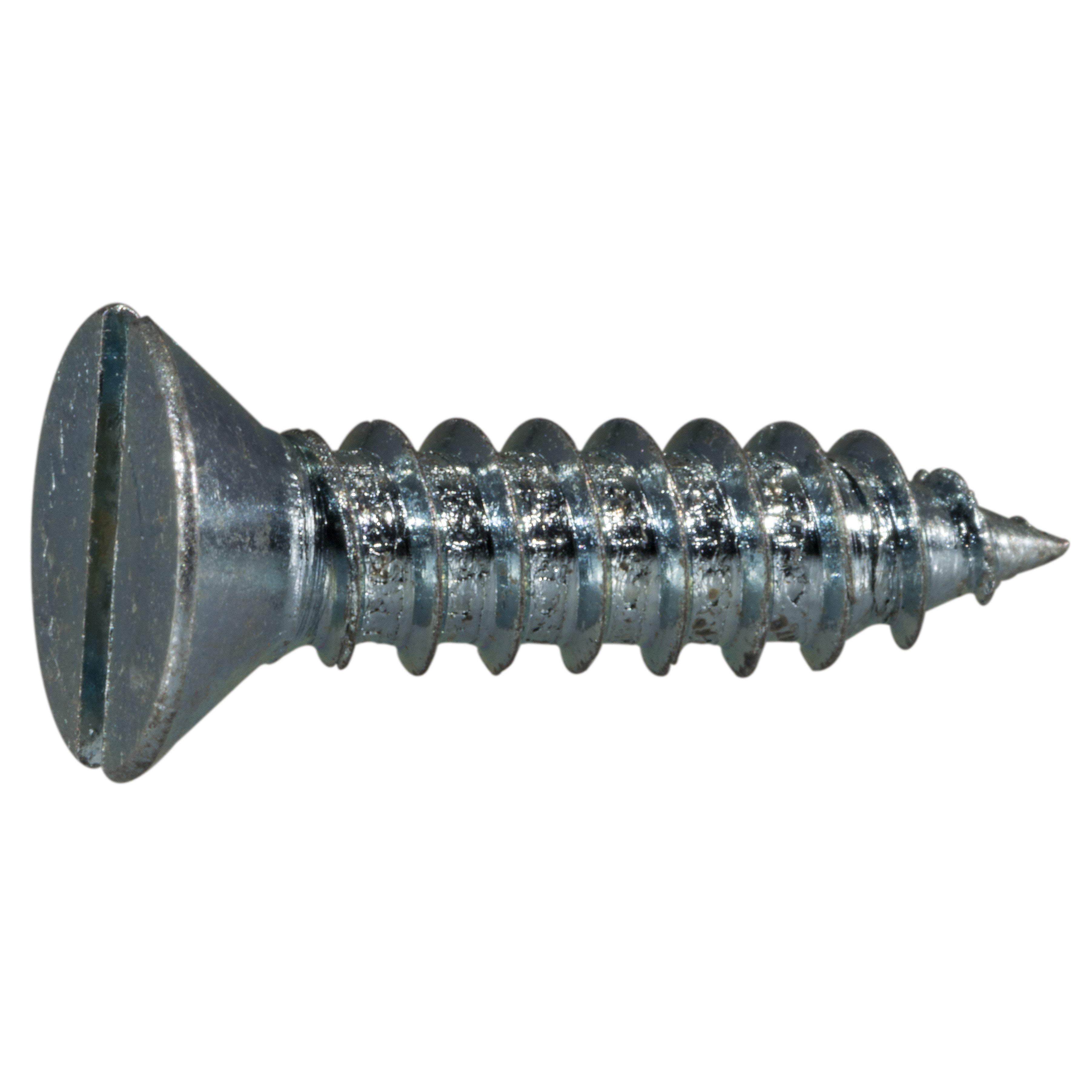 10 x 3/4" Zinc Slotted Flat Head Sheet Metal Screws SMSFLS311 (40 pcs.)