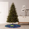 thumbnail image 6 of Sikiie Dinosaurs Nativity Christmas Tree Skirt, Jesus Christian Winter Holiday Tree Mat Decoration(30-48IN)36", 6 of 6