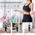 thumbnail image 4 of Weighted Jump Rope For 2 In 1 With Calorie Counter Cordless Jump Rope For Fitness Exercise Workout Pink, 4 of 5