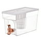thumbnail image 3 of Dispensador de bebidas con grifo Dispensador de bebidas de frutas Contenedor de bebidas Limonada Blanco, 3 of 9