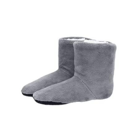 

Audeban Unisex Winter Bootie Slippers Ankle Boots Slippers Warm House Shoes Indoor with Plush Plush Lining