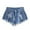 Dark Blue, variant on ZVNAΖH Womens Plus Size Jean Shorts, Women's Ripped Stretchy Jean Shorts Casual Summer Mid Waist Shorts, Sizes S-5XL