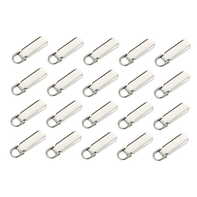 veasfak 20Pcs/lot 5# Metal Zipper Pullers Zipper Repair Kits Zipper Pull For Zipper Slider DIY Sewing Garment Craft
