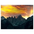 thumbnail image 2 of Whitney Mountains under Cloudy Sky - Oversized Landscape Canvas Art, 2 of 3