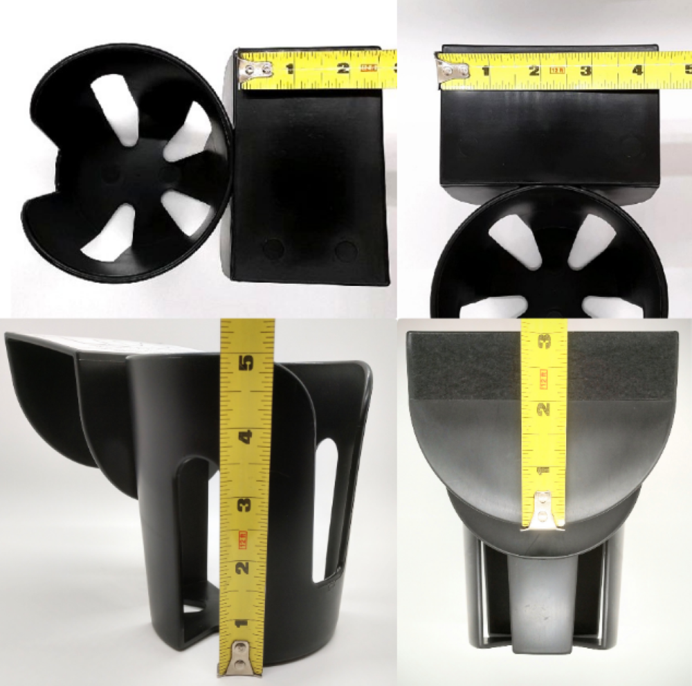 The LEDGE Auto Cup Holder, Black photo 7