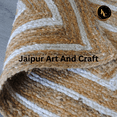 thumbnail image 5 of Jaipur Art And Craft White Border Jute Braided Reversible Carpet Kitchen Area Rug (9x10 Sq ft), 5 of 5