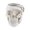 White, variant on Skull Planter Resin Skull Head Flower Pot, Spooky Gothic Decoration for Tabletop Home Office Desk, Succulent Plant Pot for Halloween Decor Display (White)
