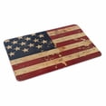 thumbnail image 4 of Vintage American Flag Door Mat Indoor Outdoor, Retro US Flag White Red Blue Non Slip Welcome Mat with Rubber Backing, Absorbent Fabric Front Door Mats Entryway Rug for Home Patio Entrance 18"x30", 4 of 9
