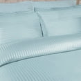 thumbnail image 4 of Superior 400 Thread Count Duvet Cover Set, Light Blue, Full/ Queen, 4 of 5
