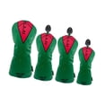 thumbnail image 1 of 4 fundas para cabezas de palos de golf, fundas protectoras para cabezas de driver Verde, 1 of 9