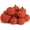 Orange Red, variant on 12 Pack Crochet Pumpkins Ornaments, Handmade Knit Mini Pumpkin Decor for Fall Halloween Thanksgiving Farmhouse Home