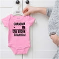 thumbnail image 5 of Grandma Plus Me Is One Broke Grandpa Romper Boys or Girls Infant Baby Brisco Brands 24M, 5 of 6