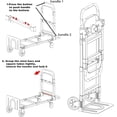 thumbnail image 2 of 3 in 1 Convertible Hand Truck Dolly Cart with Wheels, 2 of 7