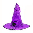 thumbnail image 2 of Uutvmp Halloween Decorations Witch Hat, Upgraded 8 Pcs Hanging Lighted Glowing Witch Hat Decorations,Lights String with 8 Lighting Modes, Halloween Party Indoor Outdoor Yard Tree Decorations, 2 of 8