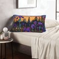 thumbnail image 6 of Susaid Cosmic Irises At Twilight Print Pillowcases Multiple Size, Pillow Cover Super Soft Envelope Closure Standard Pillow Case-16"x24", 6 of 6