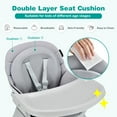 thumbnail image 7 of Infans 8-in-1 Baby High Chair w/ Double-layer Cushions Multifunctional Toddler, 7 of 7