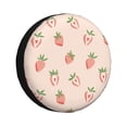 thumbnail image 1 of Fotbe Strawberries Funda de Llanta de Repuesto con Estampado, Engrosada, Ajuste Universal para Jeep, Remolque, RV, SUV, Camión-15 inch, 1 of 6