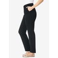 thumbnail image 3 of Woman Within Plus Size Tall Adjustable Waist Straight-Leg Chino, 3 of 5