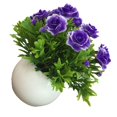 thumbnail image 4 of Artificial Potted Flower Plastic Fake Flower Pot Table Simulation Bonsai Home Decoration, 4 of 10