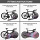 thumbnail image 5 of Sock Bicycle Indoor Cover for Storage and Transportation, Stretchy Dirt Proof Fabric, Bike Travel Protection Cover_c*, 5 of 5