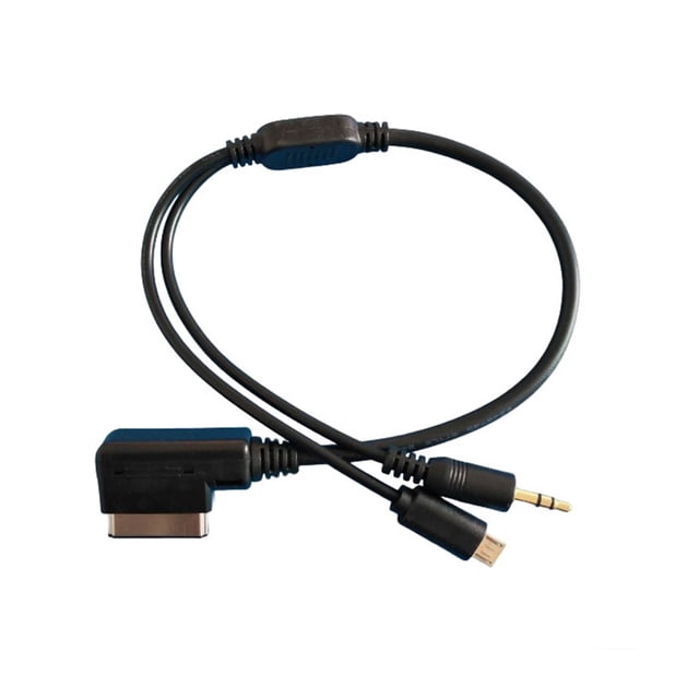 Sidaley Cable de Audio para coche, interfaz Micro USB DC3.5mm, adaptador para camión, accesorios de cableado de carga de teléfono móvil Vehículos, repuestos y accesorios Mis