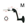 thumbnail image 2 of Lefu Metal Spinning Fishing Reel Handle Folding Rocking Arm Reel Building Accessories, 2 of 5
