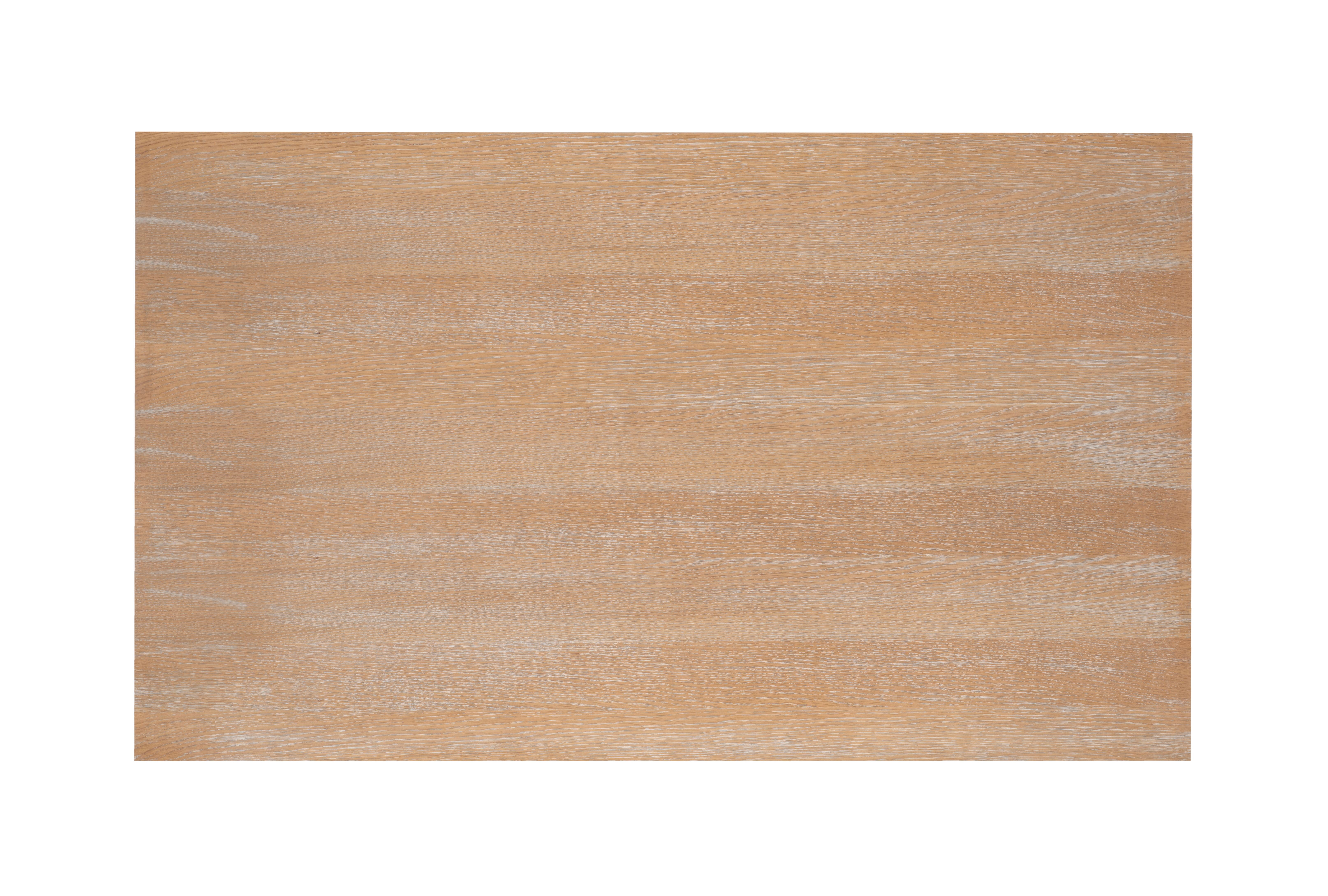 Saltoro Sherpi Transitional Wooden Rectangular Table with Turned Legs,Light Brown