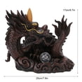 thumbnail image 2 of Cergrey Distinctive Dragon Shape Backflow Incense Burner Holder Ornamental Home Ornament Decor,Incense Holder, 2 of 7