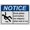 Warning Sign 5, variant on Weatherproof ANSI Forklift Sign (Before entering Chock wheels Apply jack stand & dock lock Inspect trailer Turn on entry light) 8 in" x 12 in" UV Resistant Indoor Outdoor Plastic Warning SIgn