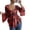 Red, variant on Tmtolofot Chiffon Tops for Women Front Bow Tie Tunic Tops Ruffle Hem Long Sleeve Shirts V Neck Floral Print Peplum Blouses Fashion Trendy Sexy Outfits 2026 Vacation Elegant Tee Top|Pink|S
