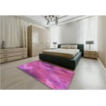 thumbnail image 5 of Ahgly Company Machine Washable Indoor Rectangle Transitional Deep Pink Area Rugs, 2' x 3', 5 of 7