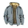 thumbnail image 1 of Men's Winter Warm Lined Hooded Jacket with Padded Insulation for Cold Weather Comfort and Style, 1 of 2