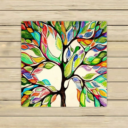 Bleach Leather - GCKG Tree of Life Towels,Tree of Life Gorgeous Like Leather Beach Bath Towels Bathroom Body Shower Towel Bath Wrap For Home,Outdoor and Travel Use Size 13x13 inches