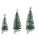 thumbnail image 2 of Mini árbol de Navidad con luces LED | Árboles de cedro artificiales pequeños cubiertos de nieve, 3 tamaños | Guirnalda de luces a pilas que cambian de color para decoración de escritorio y adornos, 2 of 7