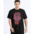 thumbnail image 1 of Camisetas Harajuku Goth Cat Harajuku para mujer Camiseta holgada de manga corta con estampado de verano ropa cómoda Camiseta de algodón Tops negros, 1 of 8