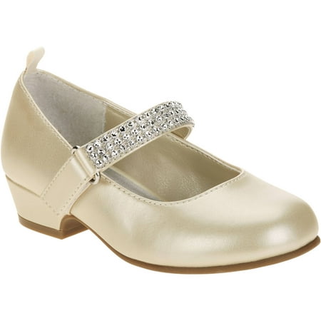 George Toddler Girls' Rhinestone Dress Shoe - Walmart.com