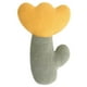 thumbnail image 3 of Almohada de felpa con flores adorables y suaves, decoración decorativa para el hogar, dormitorio, oficina, regalo de año Nuevo para niñas amarillo, 3 of 7