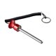 thumbnail image 2 of Inserto de pasador para apilar pesas en máquinas de cable: pasador de liberación rápida para entrenamiento en la universidad, el gimnasio, en casa y e rojo, 2 of 8