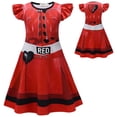 thumbnail image 5 of Disfraz de Cosplay rojo de Descendants 4 para niñas, disfraz de Cosplay de The Rise of Red Chloe, traje de fiesta de Halloween de princesa para niñas, 5 of 5