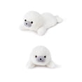 thumbnail image 7 of Bear Stuffed Animal, 8.3 Inch Lying Plush Bear Doll for Adults, Soft & Huggable Pocket-sized Comfort, Ideal Gift for Home Decor - White, 7 of 7