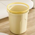 thumbnail image 4 of TNDBKQWR Office 2024 Black of Friday Kitchen Household Trash Can Bathroom Bedroom Trash Bin Plastic Indoor Waste Basket Sale, 4 of 9