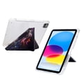 thumbnail image 2 of Case for iPad Pro 11 inch Case 2024 5th Gen(M4) Case Drawing Pattern Y-Fold Standing Case Clear Back with Landscape Portrait Mode Pencil Holder & Auto Sleep, 2 of 10