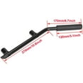thumbnail image 5 of AUXMART Rear Grab Handles for 2007 2008 2009 2010 2011 2012 2013 2014 2015 2016 2017 Jeep Wrangler 2/4 Door Black -, 5 of 5