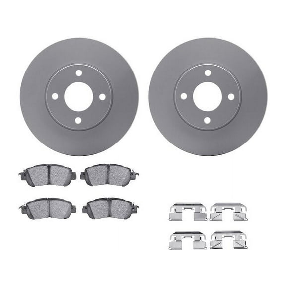 Front Brake Pad and Rotor Kit - Compatible with 2018 - 2023 Nissan Kicks S 2019 2020 2021 2022