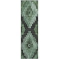 thumbnail image 2 of Addison Rugs Mayfield Premium Machine Washable Transitional Aztec Green Runner Rug, 2'3" x 7'6", 2 of 6