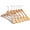 Mahogany, variant on Luxury Mahogany Wooden Suit Hangers - 12 Pack - Wood Coat Hangers,Jacket Outerwear Shirt Hangers with Extra-Wide Shoulder, 360 Degree Swivel Hooks & Anti-Slip Bar with Screw
