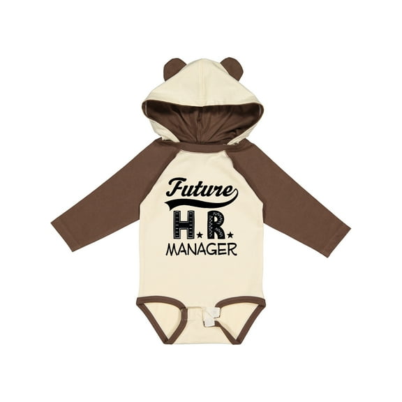 Inktastic Future HR Manager Boys or Girls Long Sleeve Baby Bodysuit