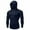 Navy, variant on BXINGOHAI Sun Shirt UPF 50+ Men's Fishing Long Sleeve Hooded Hiking Swimming Running UV Protection Hoodie Gray,M