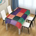 thumbnail image 3 of Yayeee Tablecloths for Rectangular Tables 60 x 120 inch Party Table Cover, Red and Purple Plaid Pattern, 3 of 6